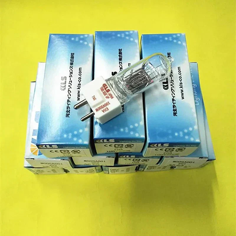 KLS Japan Up Side Lamp EHA 100V500W PG grinding bulb with GY9.5 base in packaging