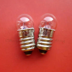 Signal tower light miniature bulb E10 G11 2.5V 0.3A replacement for Schneider ABB Siemens IDEC indicator lights