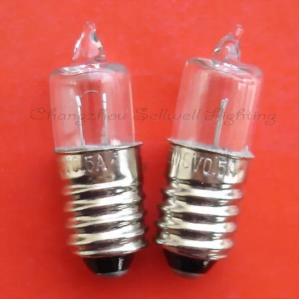 10pcs Halogen light 6v 0.5a e10 A687 GREAT sellwell lighting