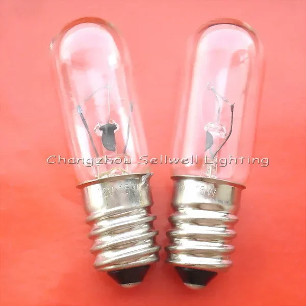 10pcs Miniature light 12v 15w e14 t16x54 A600 GOOD Indicator bulb pilot light indicator lamp