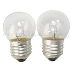 Miniature bulb 220v 10w E27 base clear glass G40 size lighting bulb set of two