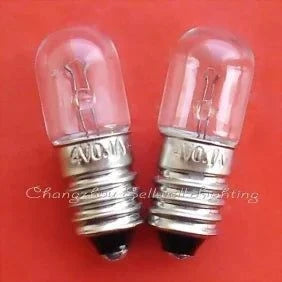 10pcs miniature light bulbs 4V 0.1A E10 base 10mm diameter 28mm length