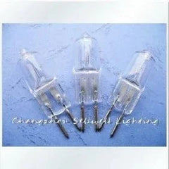 Three JC 12V 20W G5.3 halogen bulbs with warm yellow light for long life use