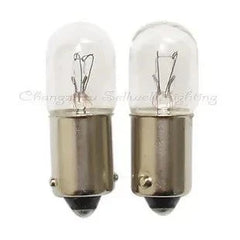 10pcs miniature lamp 12v 2w Ba9s t16x23 bulbs with clear glass and metal base