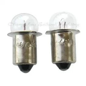 Set of 10 miniature lamps 4.8v 0.5a with P13.5s base for precise lighting applications