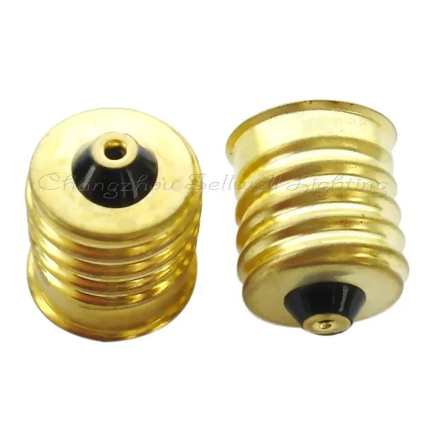 Lamp-holder E17 Brass CE D098 GOOD bulbbase bulbholder