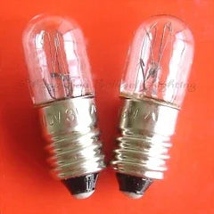 10個 ミニチュアライト 110v 3w E10 T10X28 3000h A593 新品 555ランプ