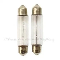 Pair of auto lamp 12v 15w tubular bulbs 11x44mm for vehicle lighting