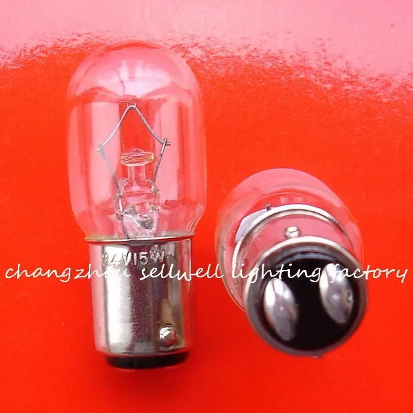 10pcs 2024 Small Lamp bulbs 24V 15W BA15d T20X48 A944 sellwell lighting