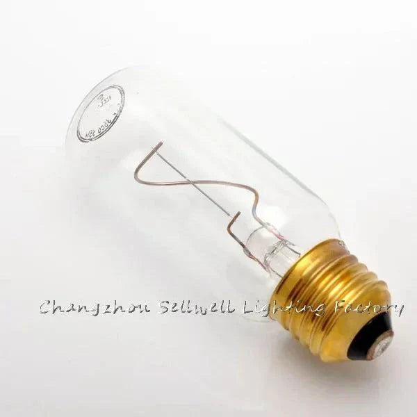 Clear 24V 60W E27 navigation bulb with 38x104mm size and brass base