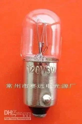 New miniature lamp ba9s t10x28 120v 3w a102 wholesale 10pcs pack