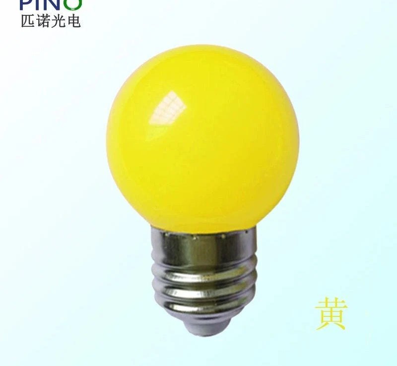 LED color household E27 220v screw red light yellow blue orange lantern advertising horse racing energy-saving lighting fill light live broadcast light