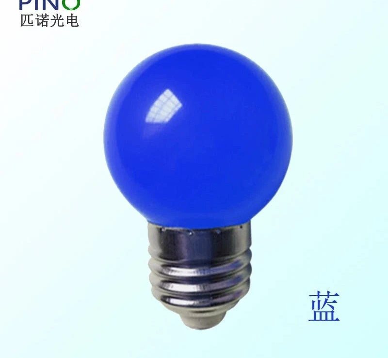 LED color household E27 220v screw red light yellow blue orange lantern advertising horse racing energy-saving lighting fill light live broadcast light