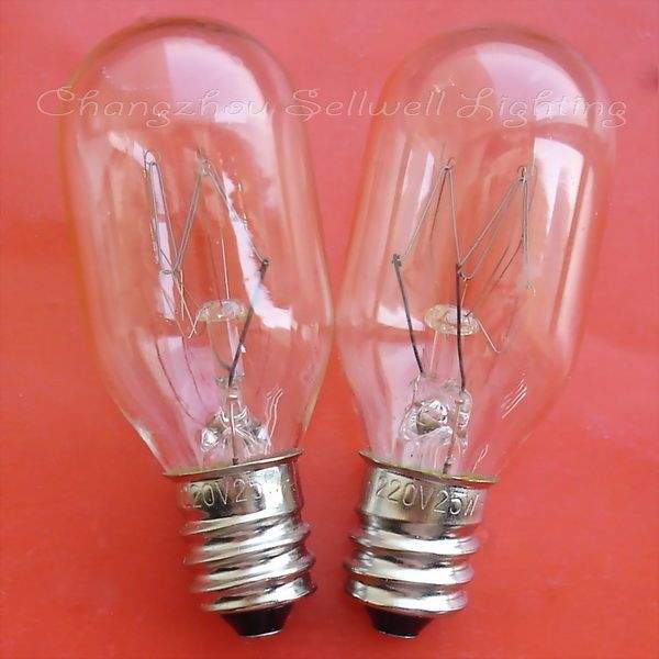 Set of 10 E12 lamp holder instrument indicator bulbs with 220V screw base for small electric devices